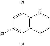 5,6,8-trichloro-1,2,3,4-tetrahydroquinoline Struktur