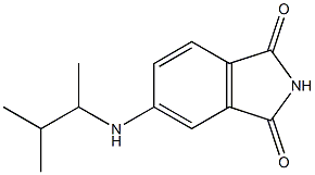 5-[(3-methylbutan-2-yl)amino]-2,3-dihydro-1H-isoindole-1,3-dione Struktur