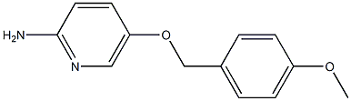 5-[(4-methoxyphenyl)methoxy]pyridin-2-amine Struktur