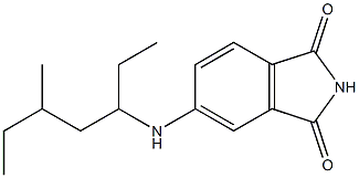 5-[(5-methylheptan-3-yl)amino]-2,3-dihydro-1H-isoindole-1,3-dione Struktur