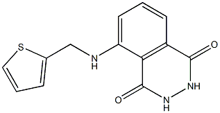 5-[(thiophen-2-ylmethyl)amino]-1,2,3,4-tetrahydrophthalazine-1,4-dione Struktur