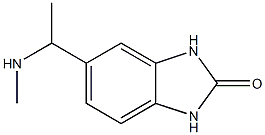 5-[1-(methylamino)ethyl]-2,3-dihydro-1H-1,3-benzodiazol-2-one Struktur