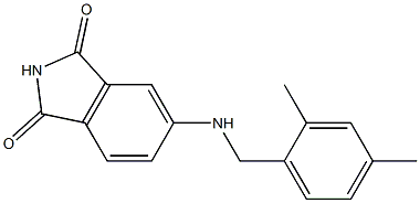 5-{[(2,4-dimethylphenyl)methyl]amino}-2,3-dihydro-1H-isoindole-1,3-dione Struktur