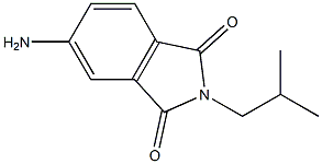 5-amino-2-(2-methylpropyl)-2,3-dihydro-1H-isoindole-1,3-dione Struktur