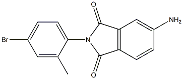 5-amino-2-(4-bromo-2-methylphenyl)-2,3-dihydro-1H-isoindole-1,3-dione Struktur