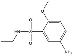 5-amino-N-ethyl-2-methoxybenzene-1-sulfonamide Struktur