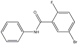 5-bromo-2-fluoro-N-phenylbenzamide Struktur