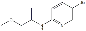 5-bromo-N-(1-methoxypropan-2-yl)pyridin-2-amine Struktur