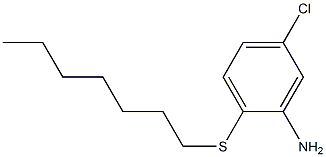 5-chloro-2-(heptylsulfanyl)aniline Struktur