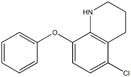 5-chloro-8-phenoxy-1,2,3,4-tetrahydroquinoline Struktur