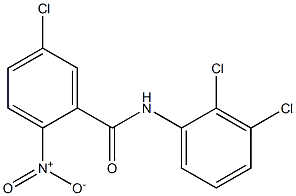 5-chloro-N-(2,3-dichlorophenyl)-2-nitrobenzamide Struktur