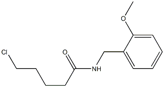 5-chloro-N-[(2-methoxyphenyl)methyl]pentanamide Struktur