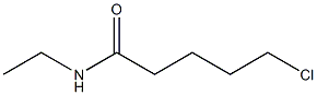 5-chloro-N-ethylpentanamide Struktur