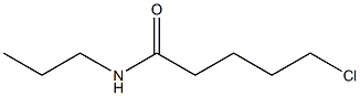 5-chloro-N-propylpentanamide Struktur