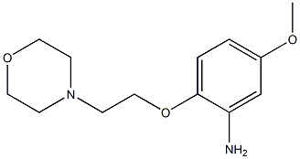 5-methoxy-2-[2-(morpholin-4-yl)ethoxy]aniline Struktur