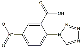 5-nitro-2-(1H-tetrazol-1-yl)benzoic acid Struktur