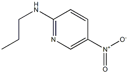 5-nitro-N-propylpyridin-2-amine Struktur