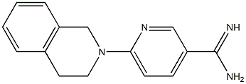 6-(3,4-dihydroisoquinolin-2(1H)-yl)pyridine-3-carboximidamide Struktur