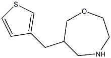 6-(thiophen-3-ylmethyl)-1,4-oxazepane Struktur