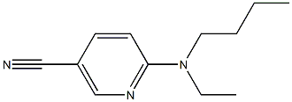 6-[butyl(ethyl)amino]nicotinonitrile Struktur