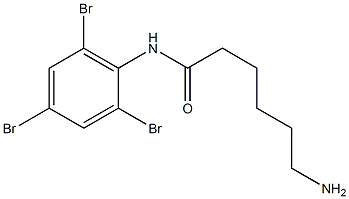 6-amino-N-(2,4,6-tribromophenyl)hexanamide Struktur