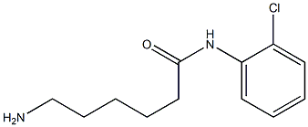 6-amino-N-(2-chlorophenyl)hexanamide Struktur