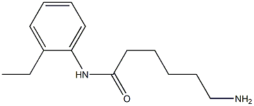 6-amino-N-(2-ethylphenyl)hexanamide Struktur