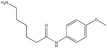 6-amino-N-(4-methoxyphenyl)hexanamide Struktur