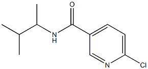 6-chloro-N-(3-methylbutan-2-yl)pyridine-3-carboxamide Struktur