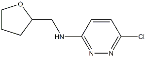 6-chloro-N-(oxolan-2-ylmethyl)pyridazin-3-amine Struktur