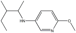 6-methoxy-N-(3-methylpentan-2-yl)pyridin-3-amine Structure