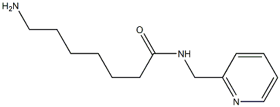 7-amino-N-(pyridin-2-ylmethyl)heptanamide Struktur