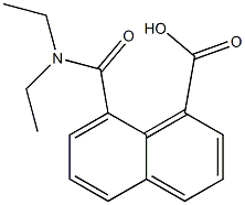 8-[(diethylamino)carbonyl]-1-naphthoic acid Struktur