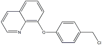 8-[4-(chloromethyl)phenoxy]quinoline Struktur