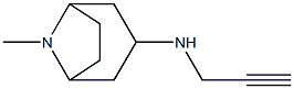 8-methyl-N-(prop-2-yn-1-yl)-8-azabicyclo[3.2.1]octan-3-amine Struktur