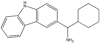 9H-carbazol-3-yl(cyclohexyl)methanamine Struktur