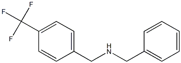 benzyl({[4-(trifluoromethyl)phenyl]methyl})amine Struktur