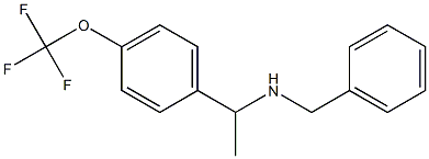 benzyl({1-[4-(trifluoromethoxy)phenyl]ethyl})amine Struktur