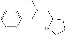 benzyl(ethyl)(1,3-thiazolidin-4-ylmethyl)amine Struktur