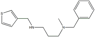 benzyl(methyl){3-[(thiophen-3-ylmethyl)amino]propyl}amine Struktur