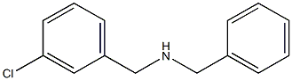 benzyl[(3-chlorophenyl)methyl]amine Struktur