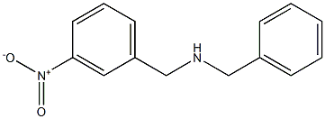 benzyl[(3-nitrophenyl)methyl]amine Struktur