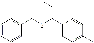 benzyl[1-(4-methylphenyl)propyl]amine Struktur