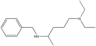 benzyl[5-(diethylamino)pentan-2-yl]amine Struktur