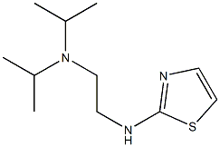 bis(propan-2-yl)[2-(1,3-thiazol-2-ylamino)ethyl]amine Struktur