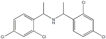 bis[1-(2,4-dichlorophenyl)ethyl]amine Struktur