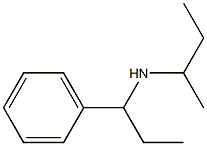 butan-2-yl(1-phenylpropyl)amine Struktur