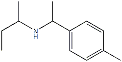 butan-2-yl[1-(4-methylphenyl)ethyl]amine Struktur