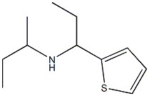 butan-2-yl[1-(thiophen-2-yl)propyl]amine Struktur