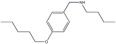 butyl({[4-(pentyloxy)phenyl]methyl})amine Struktur